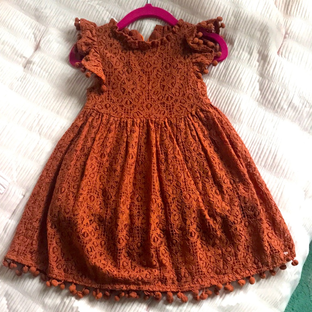 Adorable rust colored toddler dress